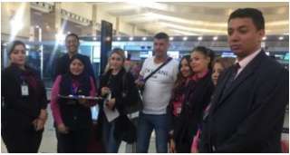 مطار القاهرة يحتفل مع المسافرين بمناسبة مرور 59 عامآ على إنشائه